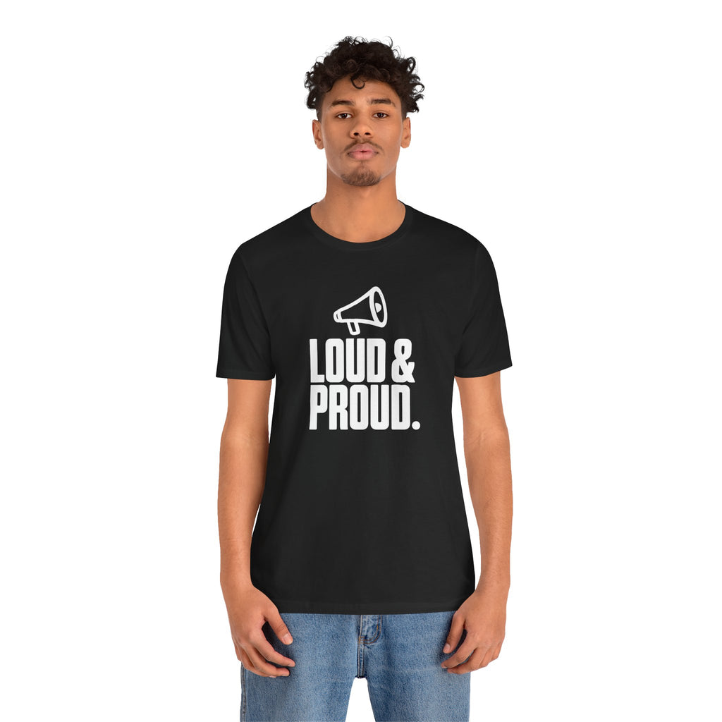 Loud & Proud — Volleyball Supporter Tee