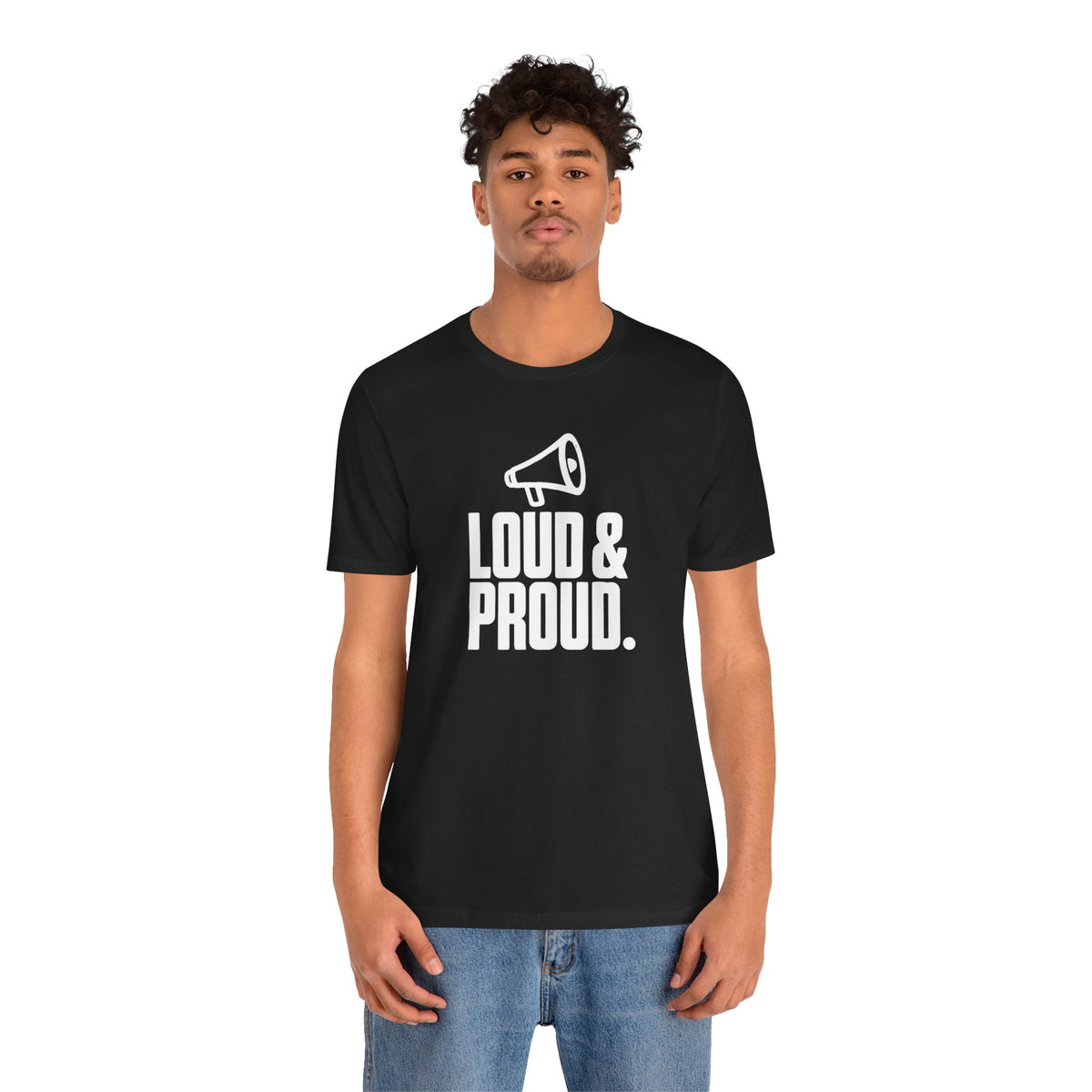 Loud & Proud — Volleyball Supporter Tee