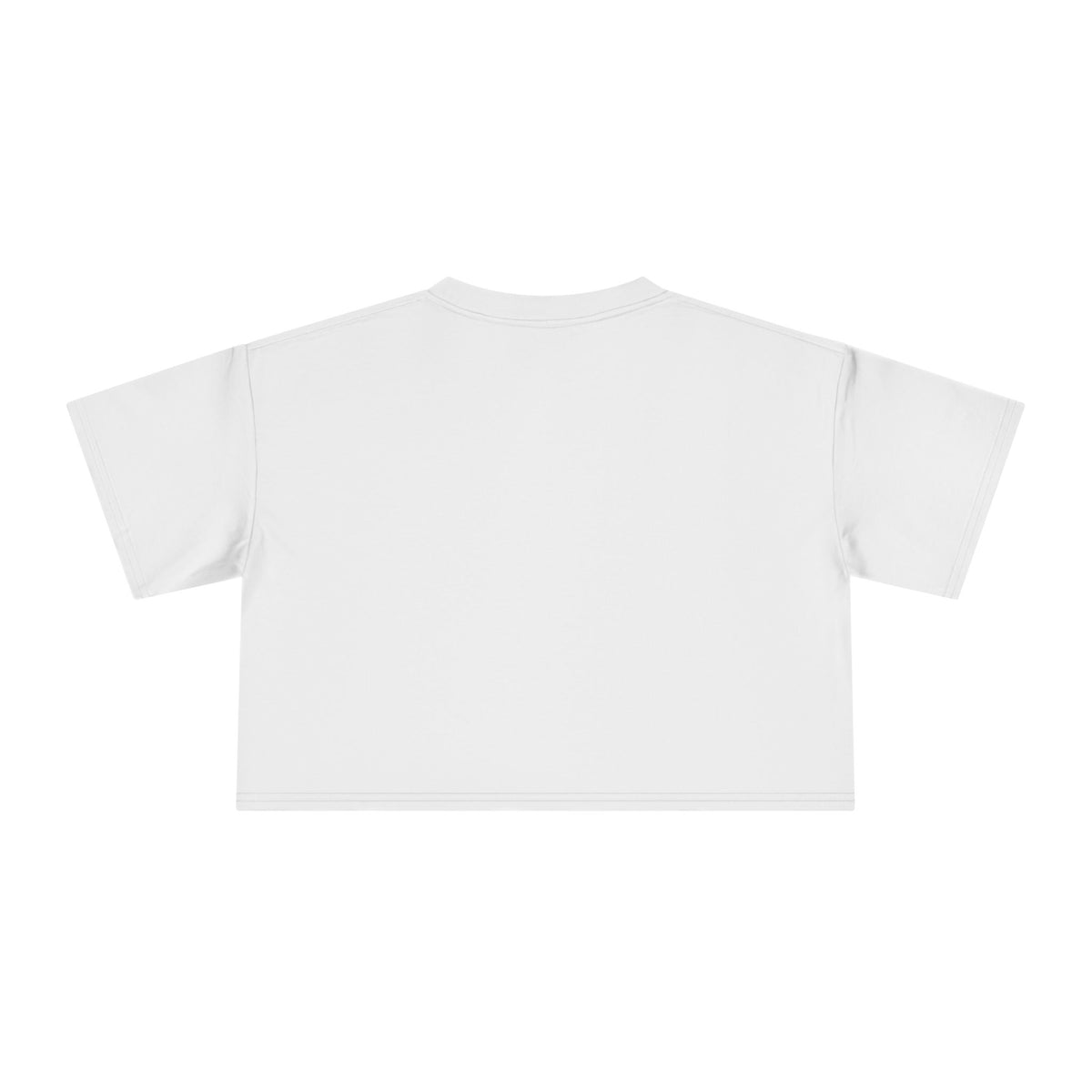 Sunset Floral Crop Tee — 'She Rises' Inspirational Women's Graphic Top