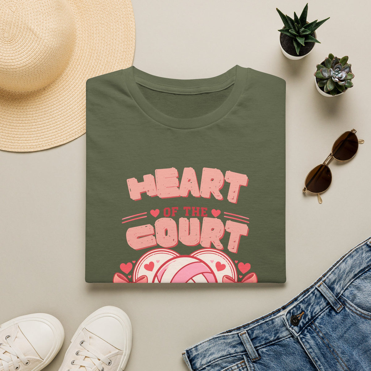 Heart of the Court Volleyball T-Shirt