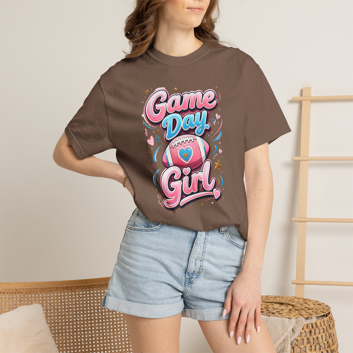 Cheer Mom Name Crew T-Shirt — Personalized Cheerleading Support Tee