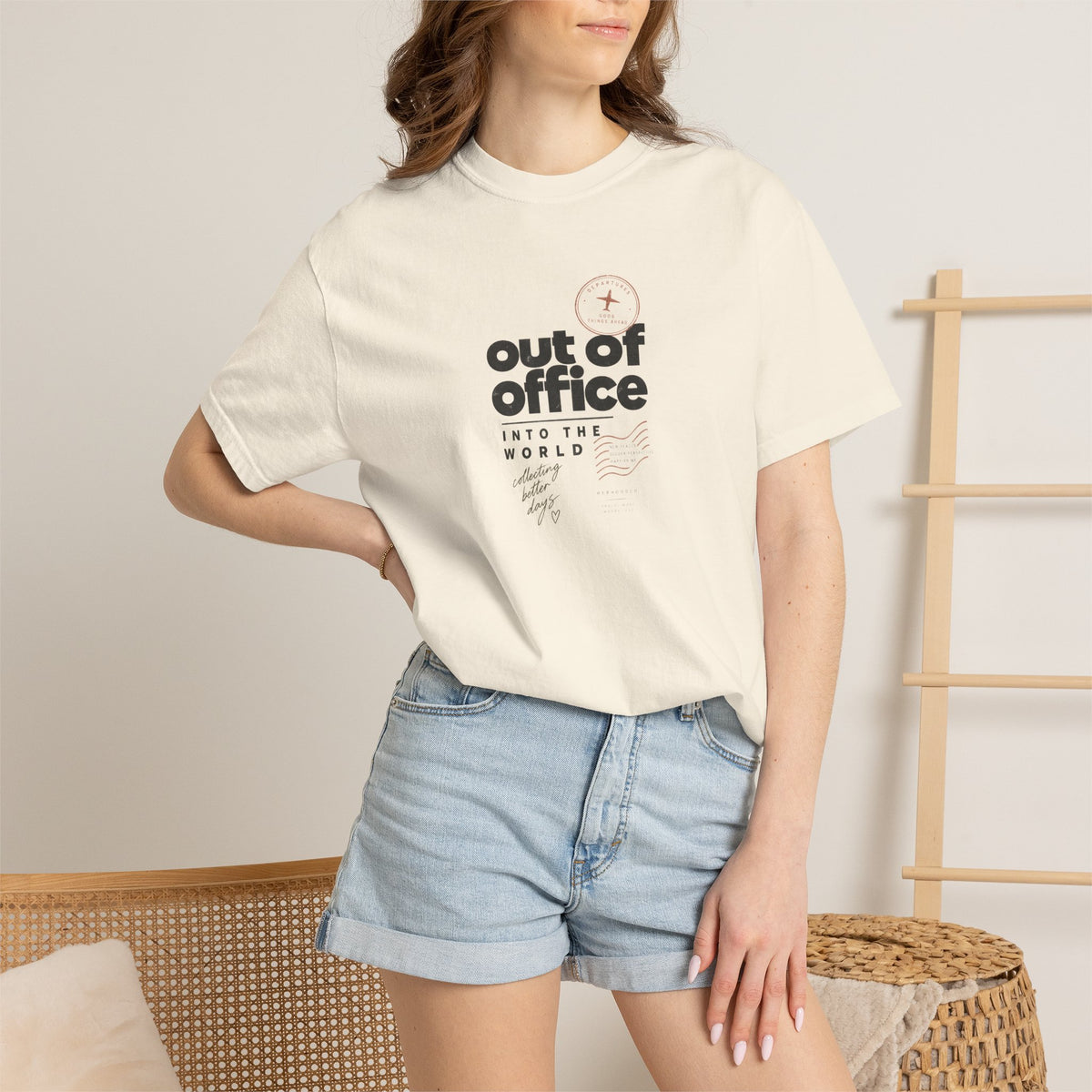 Out of Office T-Shirt — "Out of Office" Graphic Tee for Travel & Remote Work
