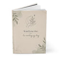 Watch Me Rise Hardcover Journal — "I'm Rewriting My Story" Inspirational Lined Notebook