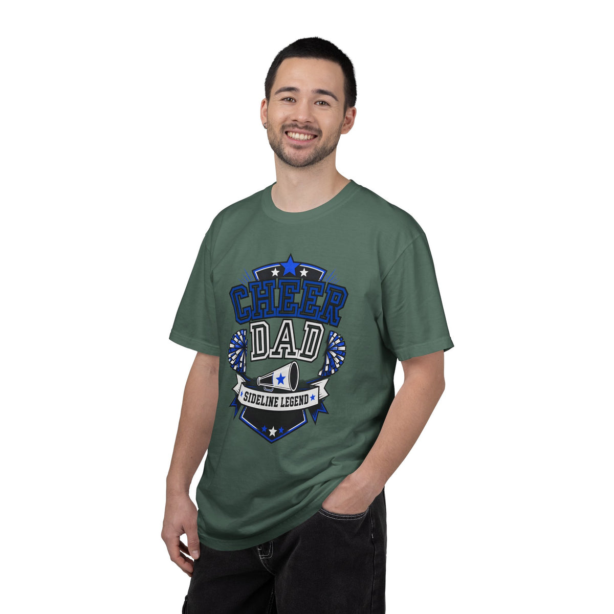 Cheer Dad T-Shirt — Sideline Legend Dad Shirt for Cheer Supporters