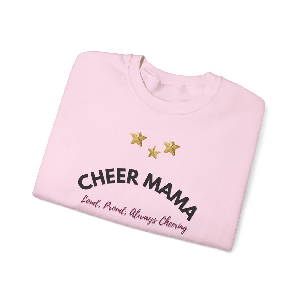 Cheer Mama Loud & Proud Crewneck Sweatshirt – Retro Spirit Design