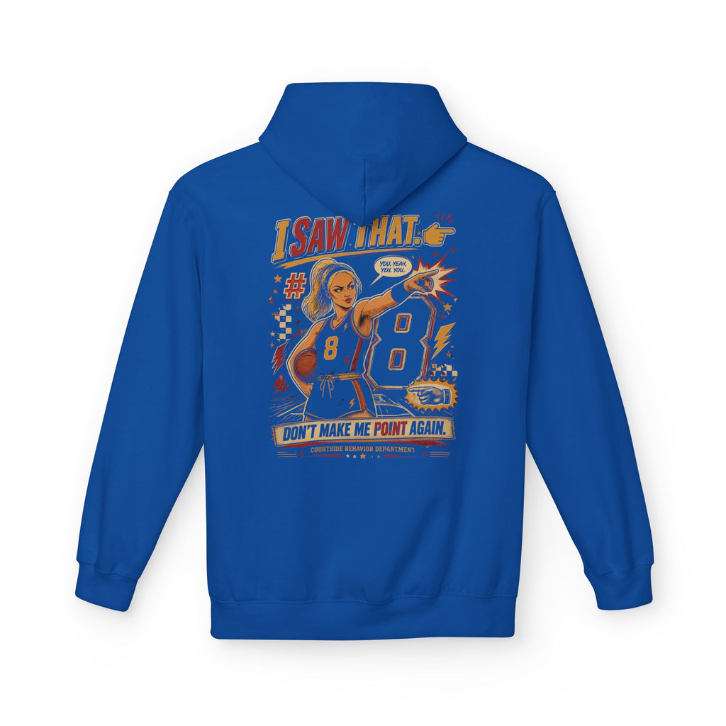 Point Made Hoodie — "I Saw What I Saw" Football Referee Fan Pullover