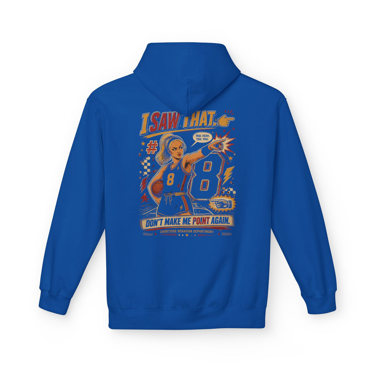 Point Made Hoodie — "I Saw What I Saw" Football Referee Fan Pullover