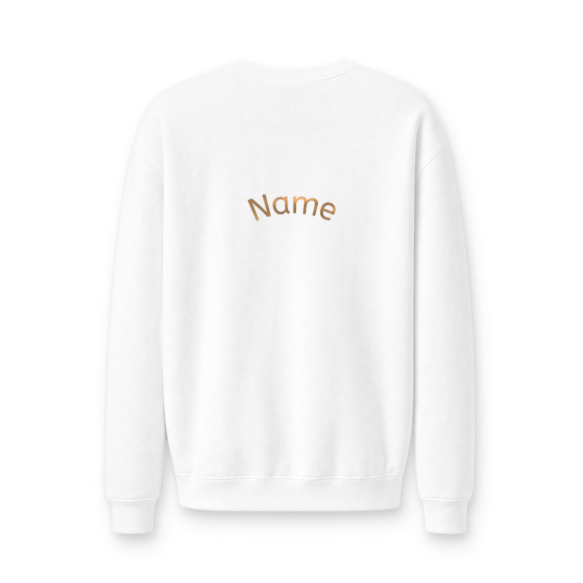 Volleyball Mom Crewneck Sweatshirt — "Volley Mom" Arch Graphic with Back Name Personalization
