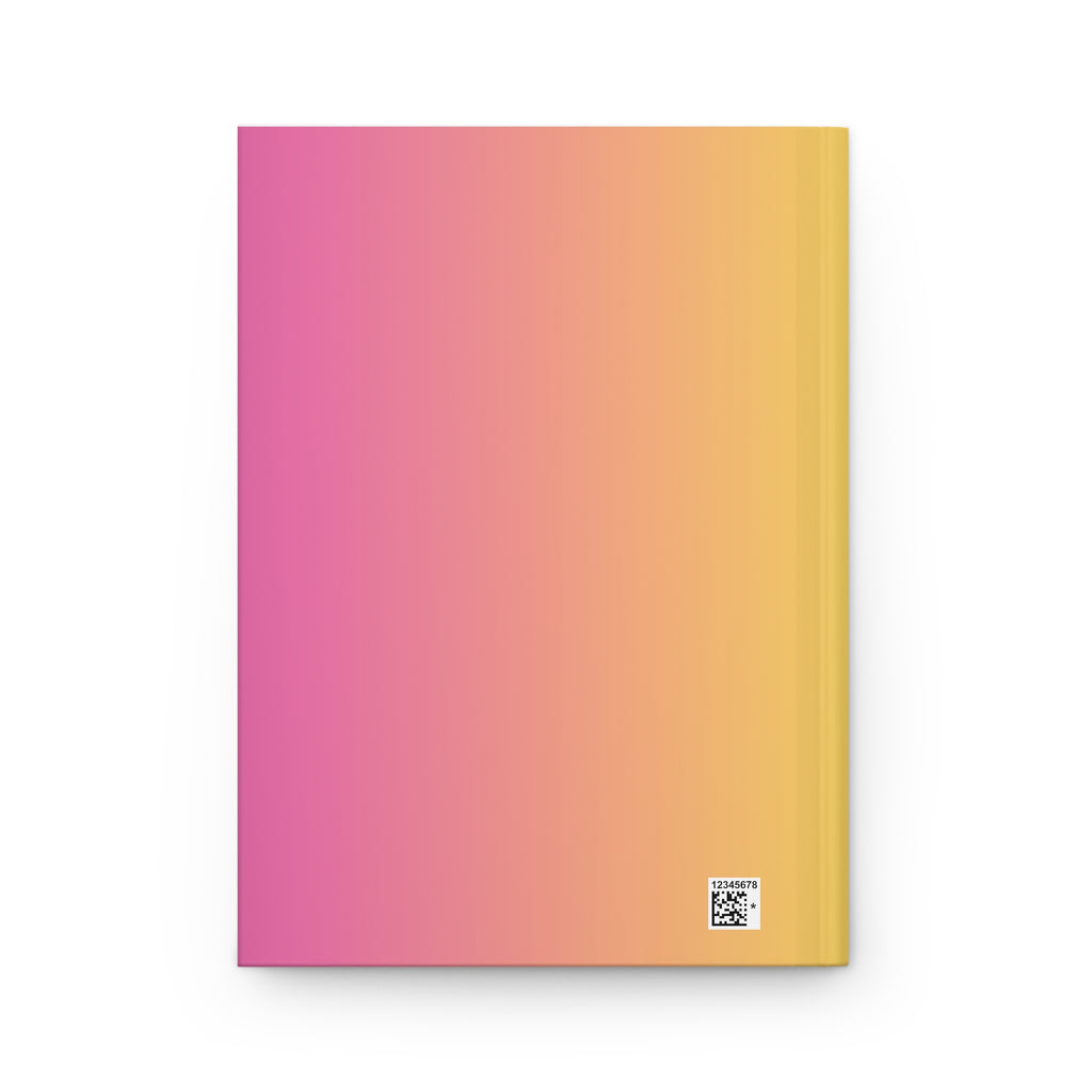 Quiet Power Hardcover Journal — "Watch Me Change, I'm Rewriting My Story" Inspirational Gradient Notebook