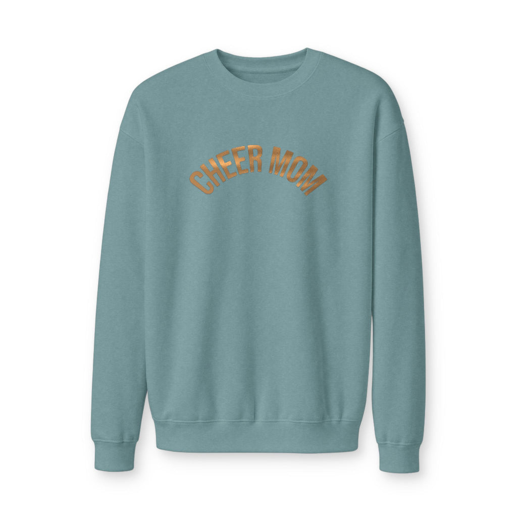 Cheer Mom Crewneck Sweatshirt — Personalized Back Name Fleece