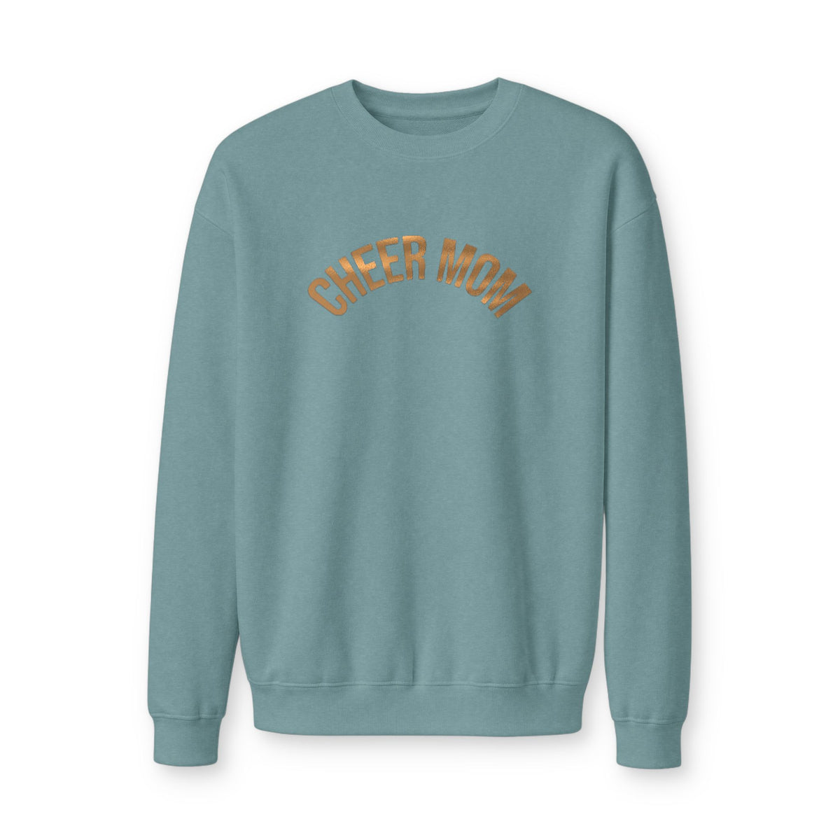 Cheer Mom Crewneck Sweatshirt — Personalized Back Name Fleece