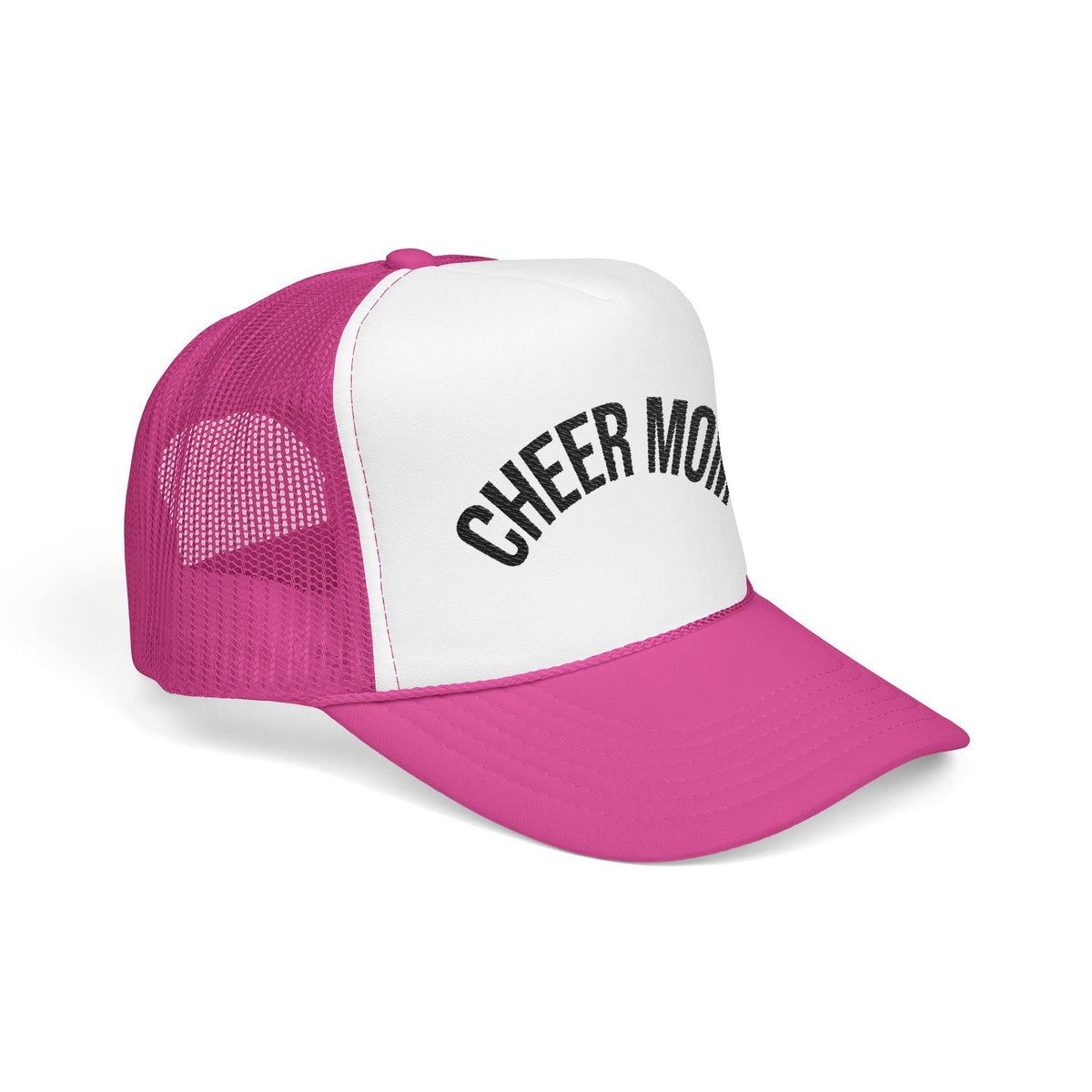 Cheer Mom Foam Trucker Hat — Pom-Proud Cheerleading Mom Cap