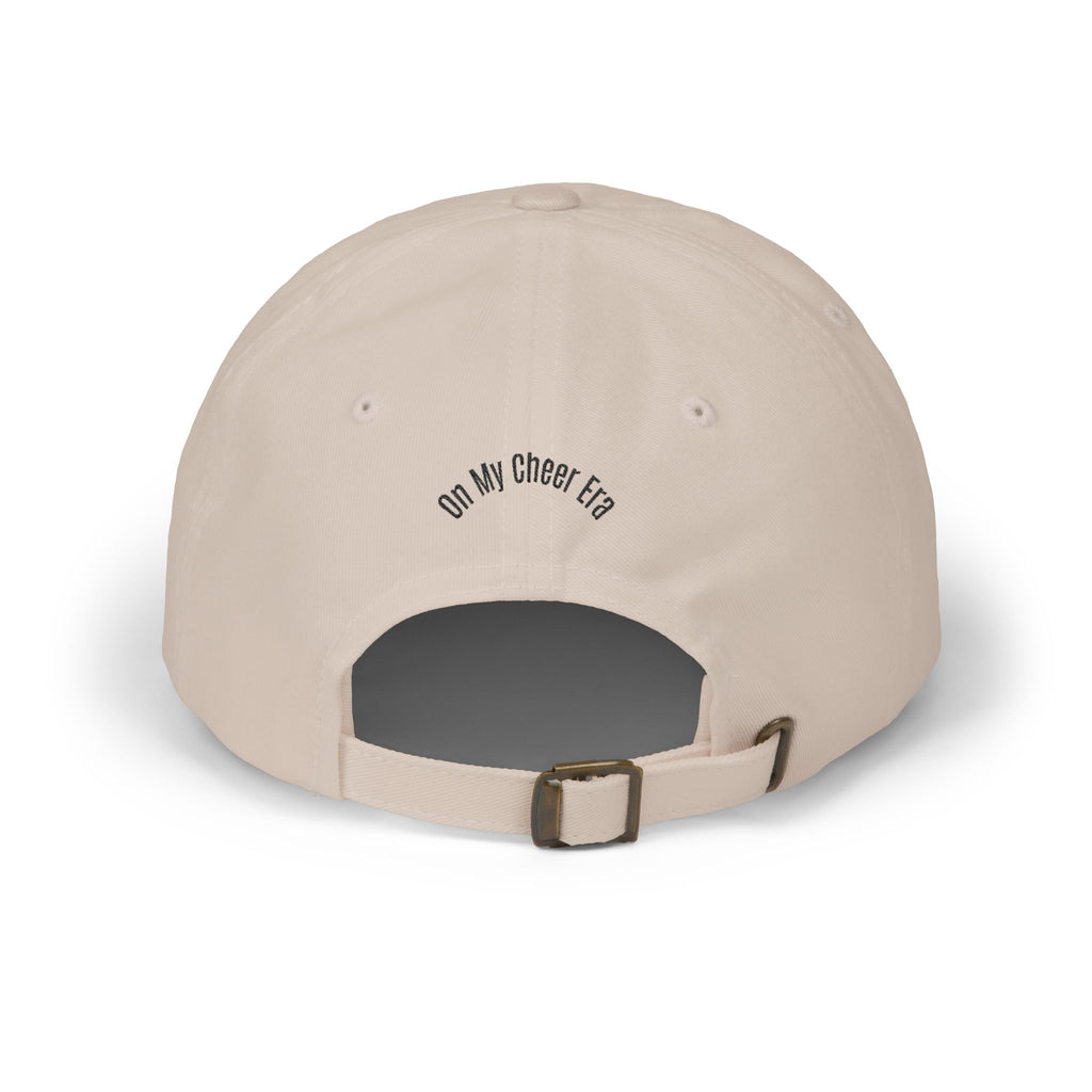 Cheer Mom Dad Cap — Embroidered ‘CHEER MOM’ Front & ‘On My Cheer Era’ Back
