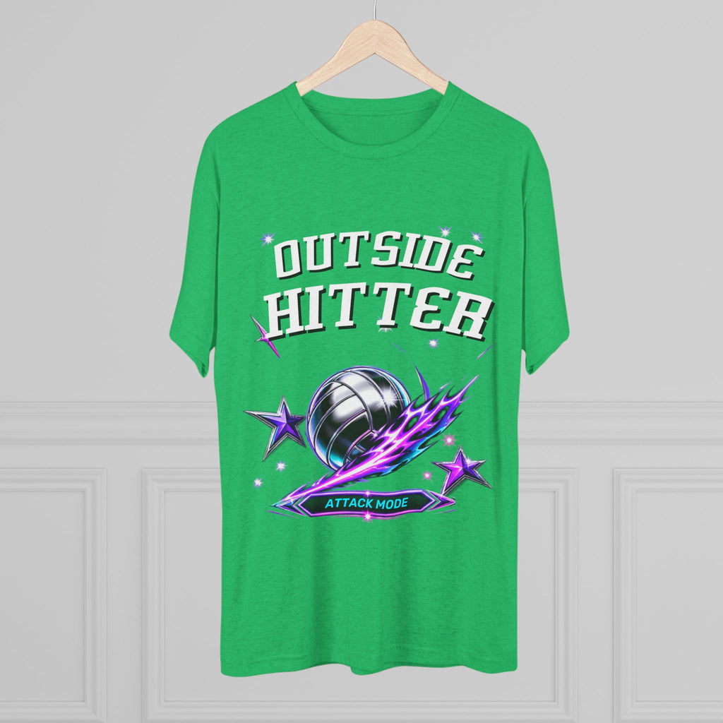 Outside Hitter Volleyball Tee — Attack Mode Graphic Shirt