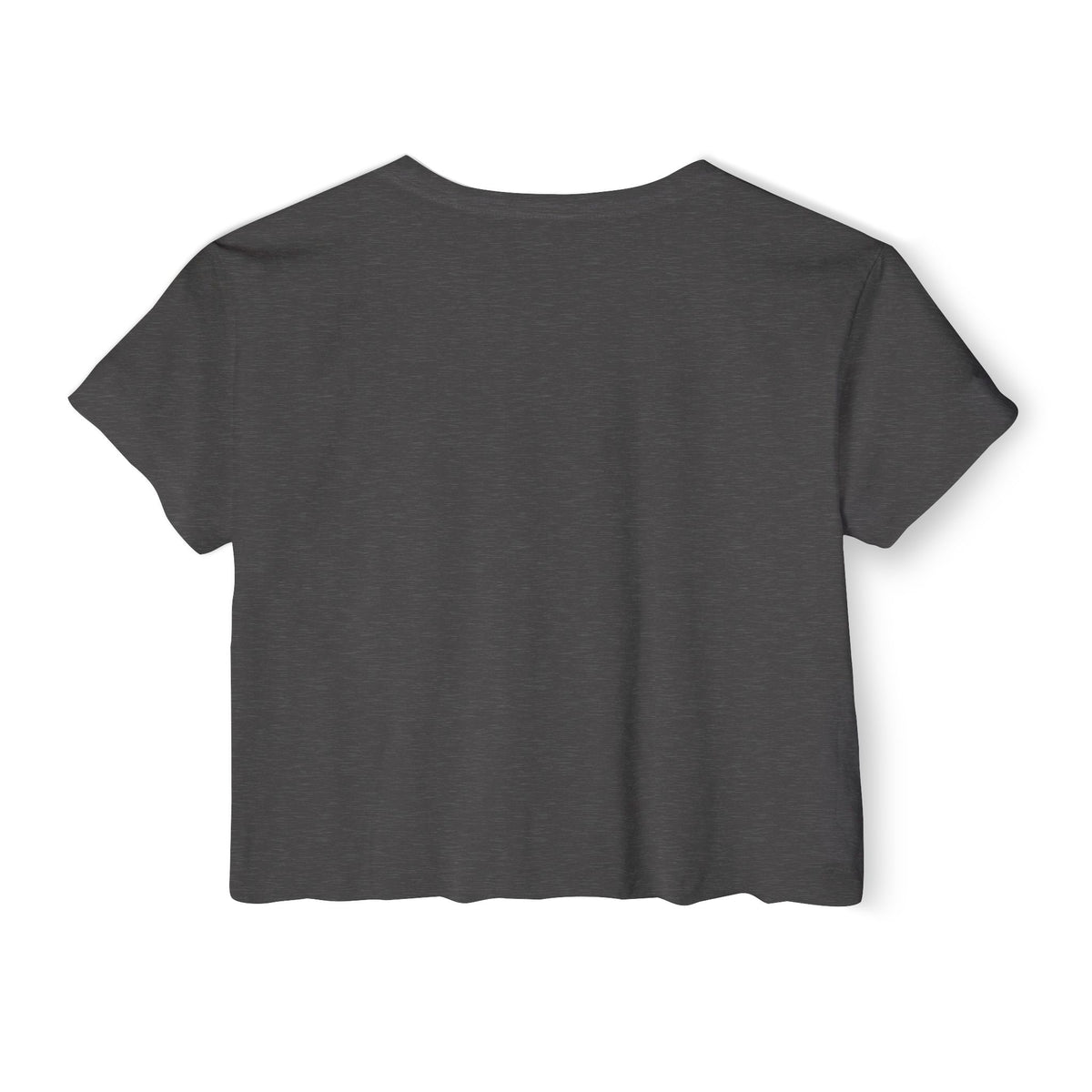 Happy Mind Happy Life Crop Top — Cute Pastel Festival Women's Tee