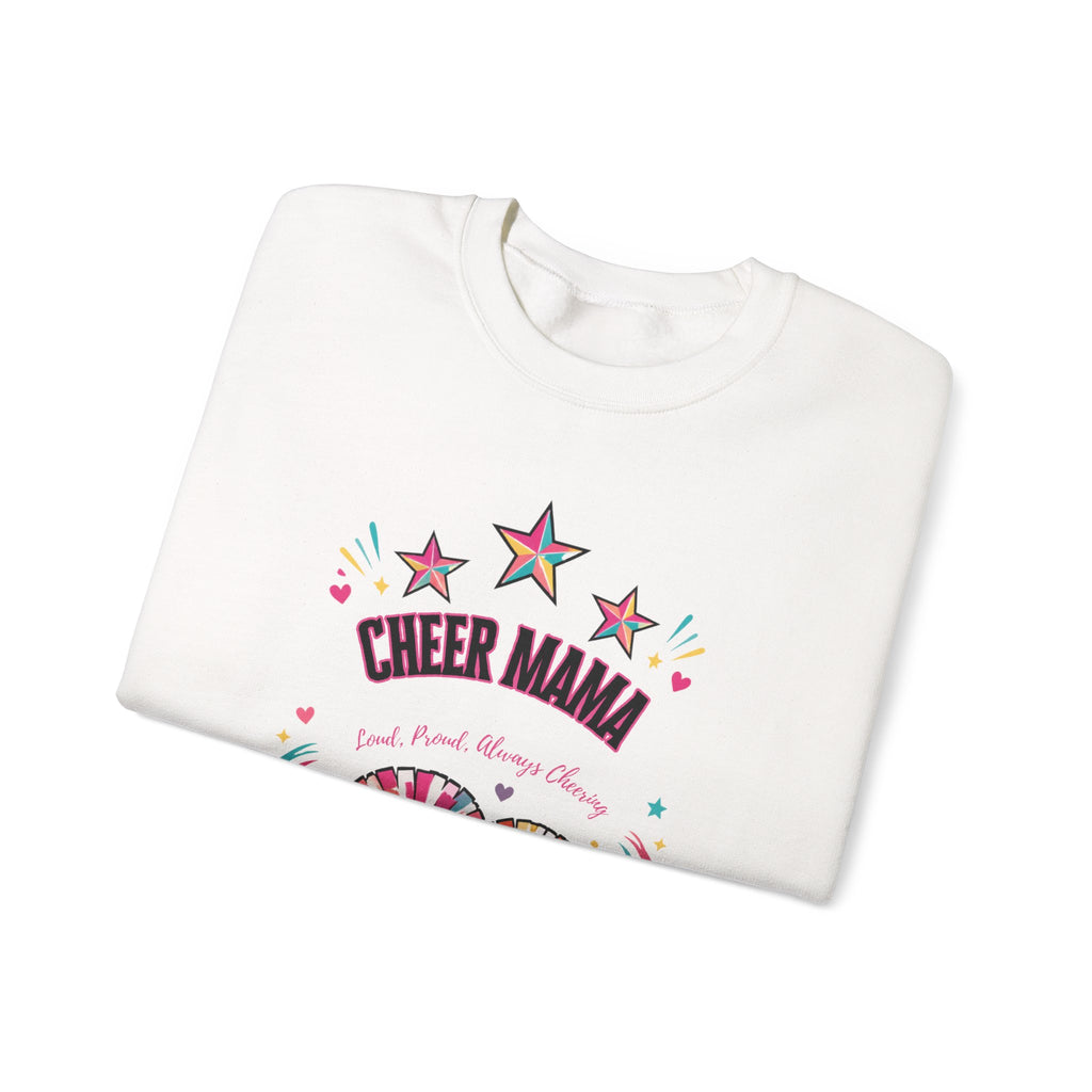 Cheer Mama Loud & Proud Crewneck Sweatshirt – Retro Spirit Design