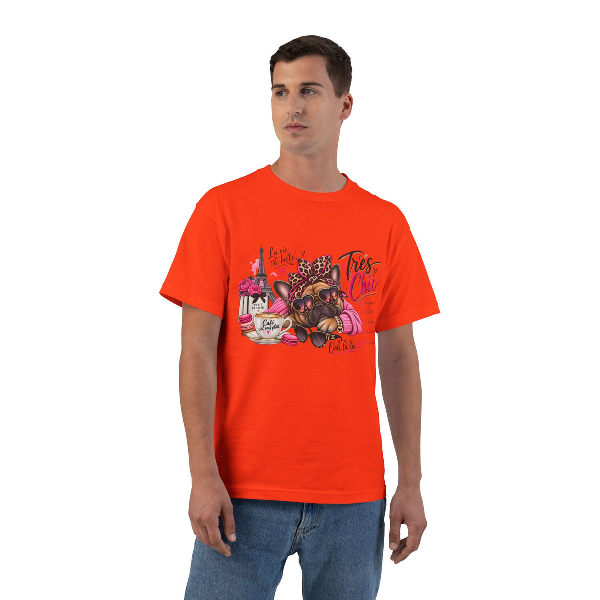 T-Shirt — Très Chic French Bulldog Graphic Tee