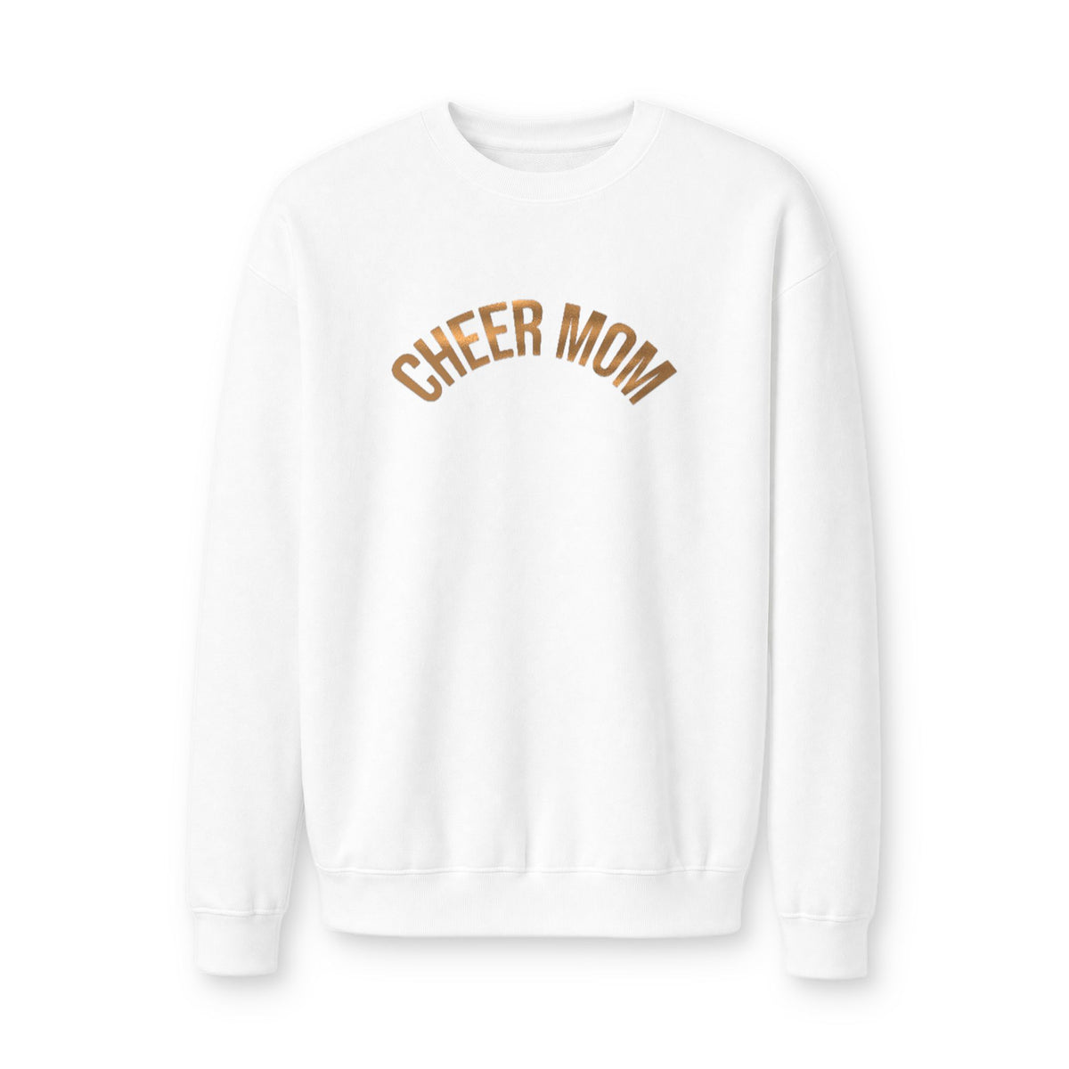 Cheer Mom Crewneck Sweatshirt — Personalized Back Name Fleece
