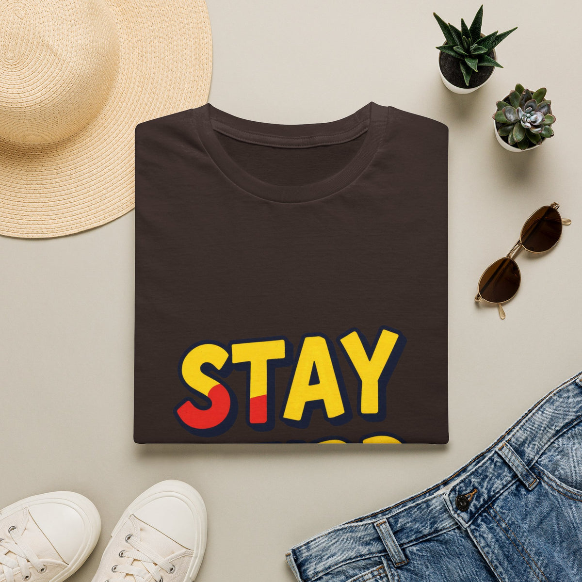 Stay Weird T-Shirt — Retro Bold Graphic Tee