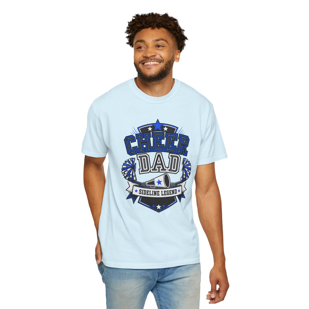Cheer Dad T-Shirt — Sideline Legend Dad Shirt for Cheer Supporters
