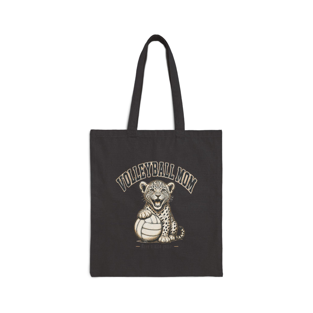 Game Day Cotton Tote Bag — Canvas Grocery & Sports Tote