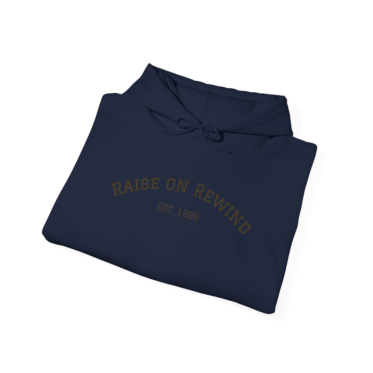 Rewind Retro Hoodie — 'Raise On Rewind' Vintage 90s Electronics Graphic Pullover