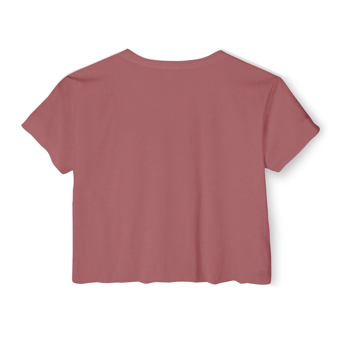 Happy Mind Happy Life Crop Top — Cute Pastel Festival Women's Tee