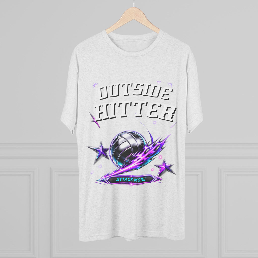 Outside Hitter Volleyball Tee — Attack Mode Graphic Shirt