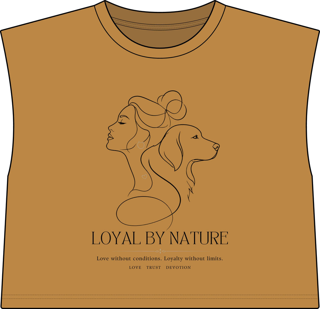 Loyal By Nature Muscle Tee — Women's Dog Lover Graphic Tank