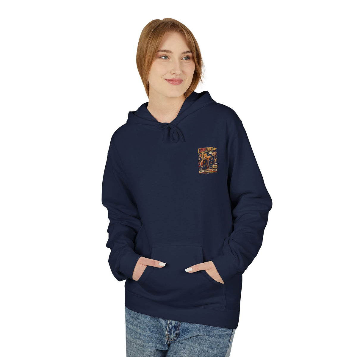 Point Made Hoodie — "I Saw What I Saw" Football Referee Fan Pullover